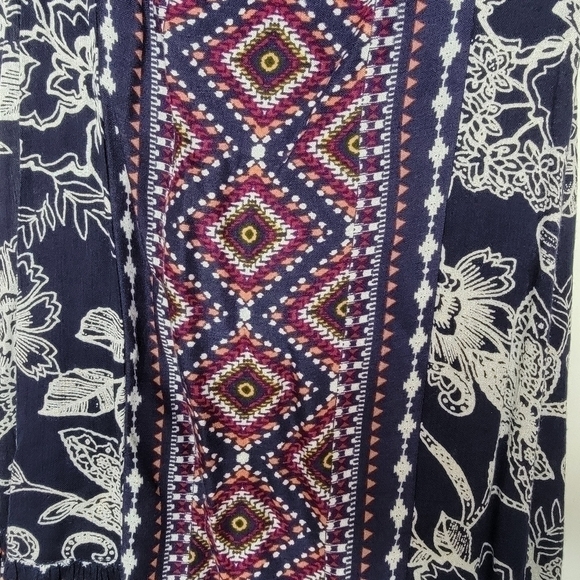 Band Of Gypsies Bohemian Ruffled Top - Picture 3 of 11